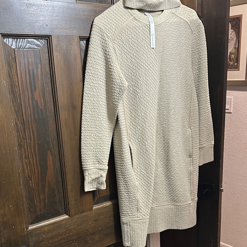lululemon athletica On Repeat Beige Long Sleeve Dress